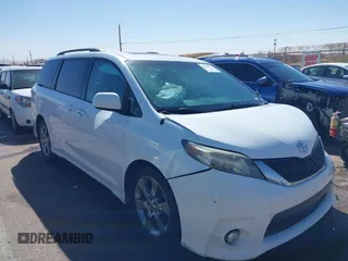 2014 Toyota Sienna SE with VIN 5TDXK3DC1ES417081, listed as a IAAI auction lot 41850444 with 173,545 mi miles. Bid and sale history available at carsss.com. Image 13.