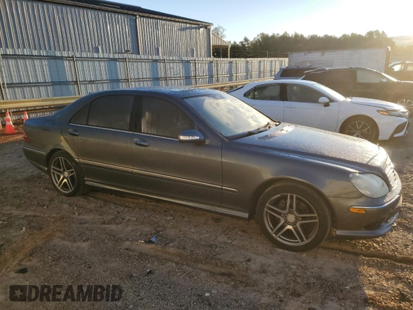 2006 Mercedes-Benz S 500 with VIN WDBNG75J56A476841, listed as a Copart auction lot 75056844 with 155,289 mi miles and Salvage Title. Bid and sale history available at DreamBid. Image 4.