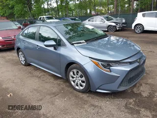 2021 Toyota Corolla LE with VIN 5YFEPMAE3MP209960, listed as a IAAI auction lot 42233229 with 55,288 mi miles and . Bid and sale history available at DreamBid. Image 1.