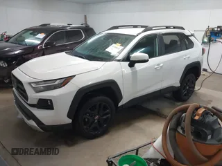 2023 Toyota RAV4 Adventure with VIN 2T3J1RFV6PW369380, listed as a IAAI auction lot 41708126 with 33,683 mi miles. Bid and sale history available at carsss.com. Image 2.