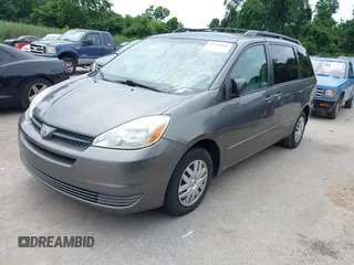 2005 Toyota Sienna CE with VIN 5TDZA23C35S334713, listed as a IAAI auction lot 42776085 with 192,370 mi miles and . Bid and sale history available at DreamBid. Image 2.