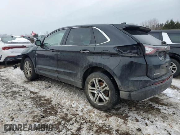 2017 Ford Edge Titanium with VIN 2FMPK4K95HBB65205, listed as a Copart auction lot 42029765 with 0 mi miles and Non Repairable. Bid and sale history available at carsss.com. Image 2.