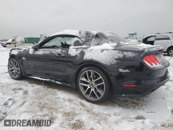 2017 Ford Mustang GT Premium with VIN 1FATP8FF0H5213666, listed as a Copart auction lot 42120475 with 69,616 mi miles and Salvage title. Bid and sale history available at DreamBid. Image 2.
