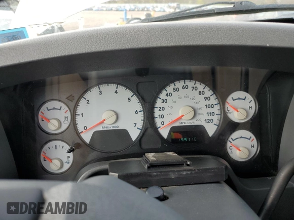 2008 Dodge 1500 SLT with VIN 1D7HU182X8S596744, listed as a Copart auction lot 53064785 with 199,110 mi miles and Salvage Title. Bid and sale history available at DreamBid. Image 9.