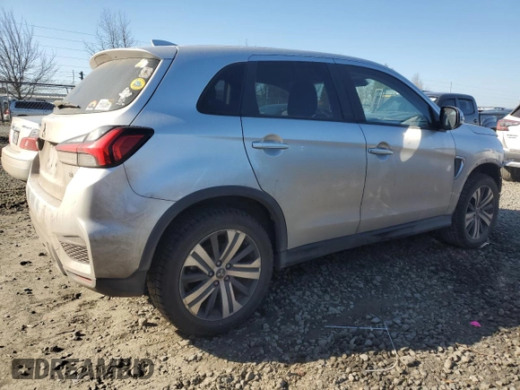 2020 Mitsubishi Outlander Sport ES 2.0 with VIN JA4AR3AU4LU022037, listed as a Copart auction lot 47091985 with 114,974 mi miles and Salvage Title. Bid and sale history available at carsss.com. Image 3.