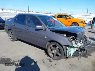 2005 Mitsubishi Lancer ES with VIN JA3AJ26E25U017526, listed as a IAAI auction lot 41680488 with 166,175 mi miles. Bid and sale history available at carsss.com. Image 1.