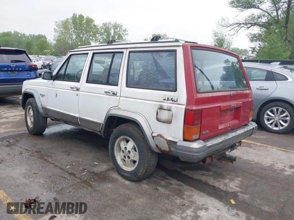 1991 Jeep Cherokee with VIN 1J4FJ58S3ML563620, listed as a IAAI auction lot 42131093 with 198,942 mi miles and . Bid and sale history available at DreamBid. Image 3.