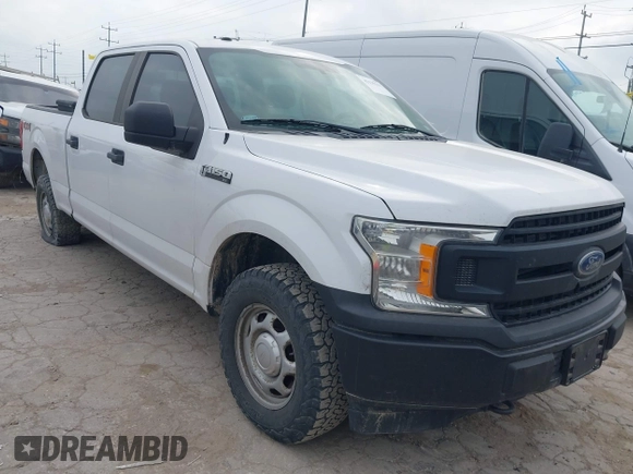 2018 Ford F-150 XL with VIN 1FTFW1E54JKE94386, listed as a IAAI auction lot 42135217 with 198,458 mi miles. Bid and sale history available at carsss.com. Image 1.