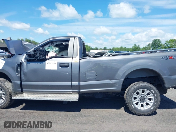 2021 Ford F-250 XL with VIN 1FTBF2B61MEC55902, listed as a IAAI auction lot 42387888 with Not provided miles and . Bid and sale history available at DreamBid. Image 13.