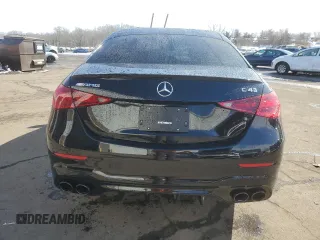 2024 Mercedes-Benz C 43 AMG with VIN W1KAF8HB9RR220405, listed as a Copart auction lot 45604455 with 3,874 mi miles and Salvage title. Bid and sale history available at DreamBid. Image 6.