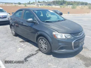 2017 Chevrolet Sonic LS with VIN 1G1JB5SG1H4175117, listed as a IAAI auction lot 42598934 with 99,220 mi miles and . Bid and sale history available at DreamBid. Image 1.