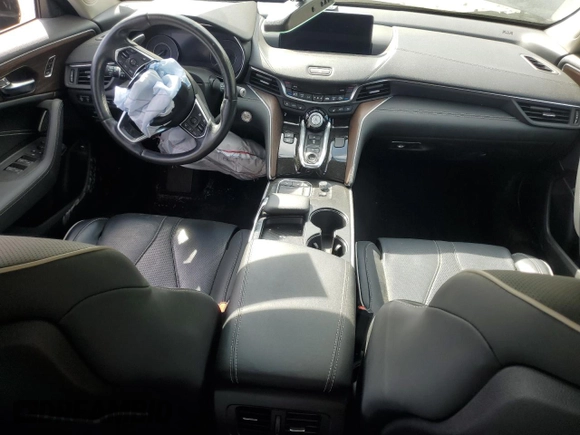 2021 Acura TLX Advance with VIN 19UUB5F65MA011856, listed as a Copart auction lot 54974865 with 29,390 mi miles and Salvage title. Bid and sale history available at DreamBid. Image 8.