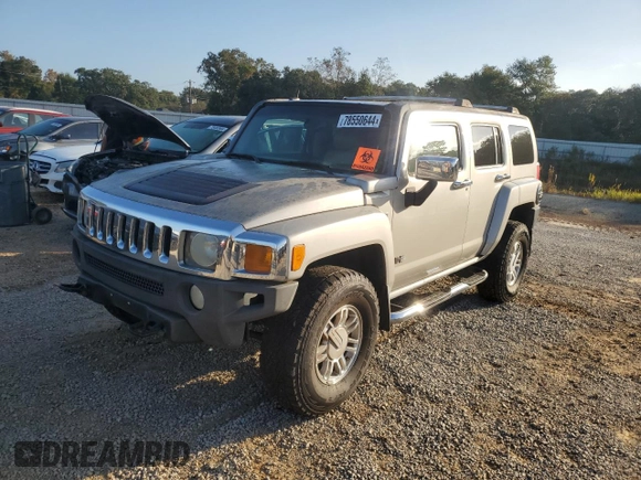2006 Hummer H3 with VIN 5GTDN136168288445, listed as a Copart auction lot 78550644 with 223,689 mi miles and Clean Title. Bid and sale history available at carsss.com. Image 1.