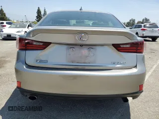 2015 Lexus IS 250 with VIN JTHBF1D20F5074084, listed as a Copart auction lot 60724265 with 66,957 mi miles and Salvage title. Bid and sale history available at DreamBid. Image 6.