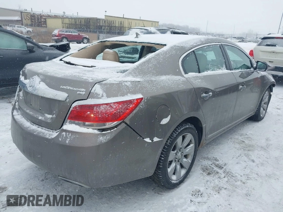 2012 Buick LaCrosse Leather with VIN 1G4GL5E36CF159284, listed as a IAAI auction lot 41309680 with 79,748 mi miles. Bid and sale history available at carsss.com. Image 4.