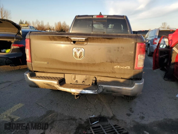 2019 Ram 1500 Big Horn/Lone Star with VIN 1C6RRFFG6KN646726, listed as a Copart auction lot 41802655 with 103,755 mi miles and Salvage Title. Bid and sale history available at carsss.com. Image 6.