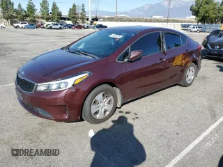 2017 Kia Forte LX with VIN 3KPFK4A71HE116379, listed as a Copart auction lot 46102975 with 0 mi miles and Salvage Title. Bid and sale history available at carsss.com. Image 1.