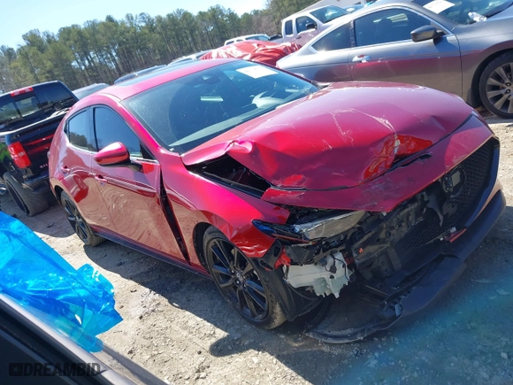 2019 Mazda Mazda3 Hatchback w/Premium Pkg with VIN JM1BPBNMXK1143918, listed as a IAAI auction lot 41774753 with 28,340 mi miles. Bid and sale history available at carsss.com. Image 13.