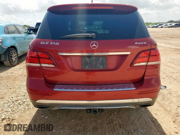 2016 Mercedes-Benz GLE 350 with VIN 4JGDA5HB3GA809266, listed as a Copart auction lot 59988145 with 145,063 mi miles and Salvage title. Bid and sale history available at DreamBid. Image 6.