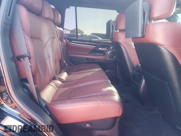 2020 Lexus LX 570 with VIN JTJDY7AX9L4332897, listed as a Copart auction lot 71180324 with 42,878 mi miles and Salvage title. Bid and sale history available at DreamBid. Image 11.