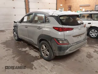 2023 Hyundai Kona SE with VIN KM8K2CAB5PU970137, listed as a IAAI auction lot 41493226 with 47,809 mi miles. Bid and sale history available at carsss.com. Image 3.