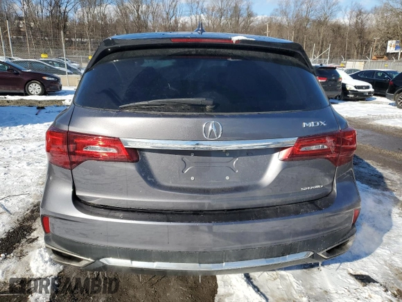 2020 Acura MDX with VIN 5J8YD4H30LL058353, listed as a Copart auction lot 88729175 with 21,975 mi miles and Salvage Title. Bid and sale history available at carsss.com. Image 6.