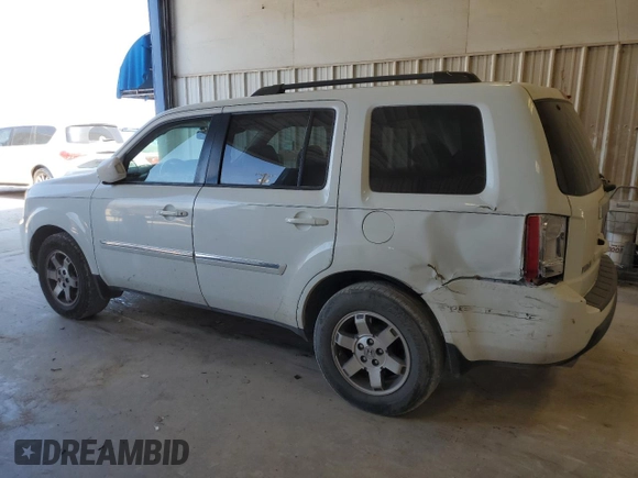 2010 Honda Pilot Touring with VIN 5FNYF3H8XAB019977, listed as a Copart auction lot 75955974 with 136,873 mi miles and Salvage Title. Bid and sale history available at DreamBid. Image 2.