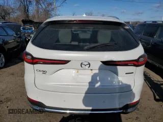 2024 Mazda CX-90 3.3 Turbo Premium Plus with VIN JM3KKEHD8R1101289, listed as a Copart auction lot 46277815 with 12,693 mi miles and Salvage Title. Bid and sale history available at carsss.com. Image 6.