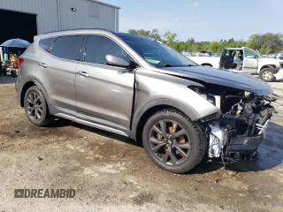 2017 Hyundai Santa Fe Ultimate with VIN 5XYZW4LA0HG483416, listed as a Copart auction lot 51505655 with 140,022 mi miles and Salvage title. Bid and sale history available at DreamBid. Image 4.