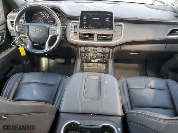 2021 Chevrolet Suburban RST with VIN 1GNSKEKD1MR390115, listed as a Copart auction lot 73106224 with 51,308 mi miles and Salvage Title. Bid and sale history available at carsss.com. Image 8.
