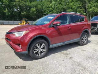 2018 Toyota RAV4 XLE with VIN 2T3WFREV6JW413233, listed as a Copart auction lot 60924075 with 95,737 mi miles and Salvage title. Bid and sale history available at DreamBid. Image 1.