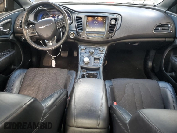 2015 Chrysler 200 S with VIN 1C3CCCBB9FN585794, listed as a Copart auction lot 57672205 with 155,468 mi miles and Salvage title. Bid and sale history available at DreamBid. Image 8.