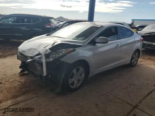 2012 Hyundai Elantra Limited with VIN KMHDH4AEXCU346870, listed as a Copart auction lot 48953445 with 91,334 mi miles and Salvage Title. Bid and sale history available at carsss.com. Image 1.