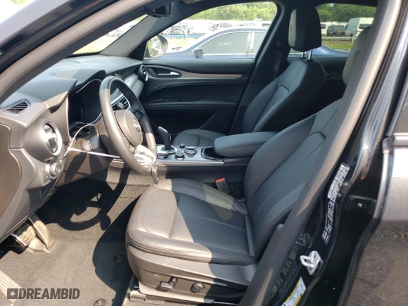 2024 Alfa Romeo Stelvio Veloce with VIN ZASPAKBN6R7D75029, listed as a Copart auction lot 67150394 with 12,153 mi miles and Salvage Title. Bid and sale history available at carsss.com. Image 7.