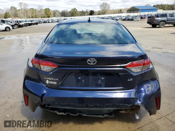 2021 Toyota Corolla LE with VIN 5YFEPMAE9MP223359, listed as a Copart auction lot 49898935 with 82,539 mi miles and Clean Title. Bid and sale history available at carsss.com. Image 6.