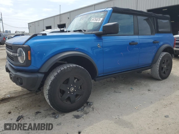 2023 Ford Bronco with VIN 1FMDE5DH1PLA85211, listed as a Copart auction lot 54754075 with 33,535 mi miles and Salvage Title. Bid and sale history available at DreamBid. Image 1.