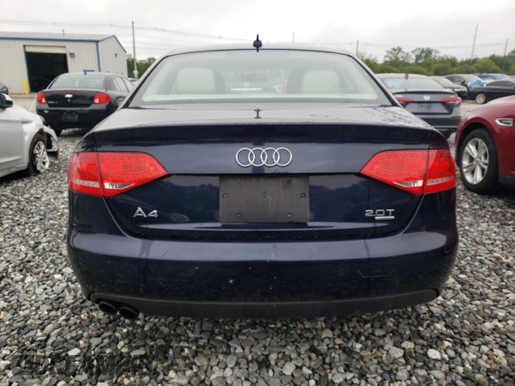 2011 Audi A4 Premium Plus with VIN WAUFFAFL9BN004633, listed as a Copart auction lot 59851995 with Not provided miles and Clean title. Bid and sale history available at DreamBid. Image 6.