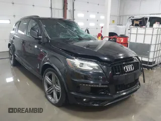 2015 Audi Q7 3.0L TDI Prestige with VIN WA1WMAFE5FD016231, listed as a IAAI auction lot 41221219 with 108,632 mi miles. Bid and sale history available at carsss.com. Image 1.
