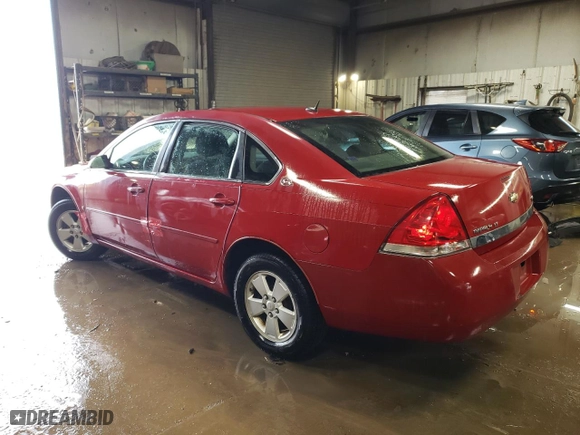 2007 Chevrolet Impala 3.5L LT with VIN 2G1WT58K079191805, listed as a Copart auction lot 46861835 with 119,360 mi miles and Salvage Title. Bid and sale history available at carsss.com. Image 2.