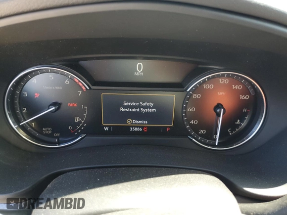 2021 Cadillac XT4 FWD Sport with VIN 1GYFZER42MF076951, listed as a Copart auction lot 46797935 with 35,886 mi miles and Salvage Title. Bid and sale history available at DreamBid. Image 9.