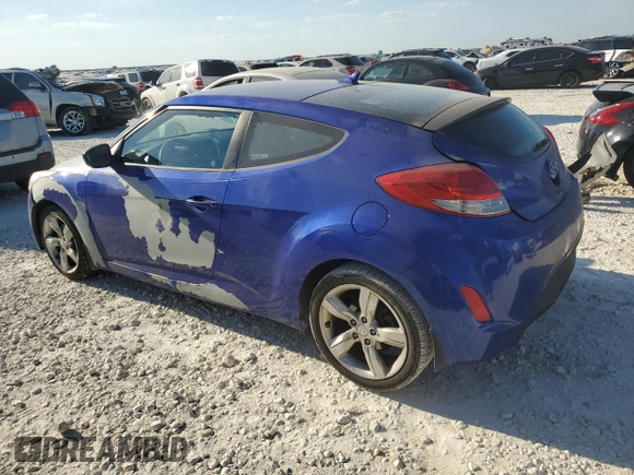 2012 Hyundai Veloster w/Red Int with VIN KMHTC6AD9CU030616, listed as a Copart auction lot 73885774 with 133,935 mi miles and Clean title. Bid and sale history available at DreamBid. Image 2.
