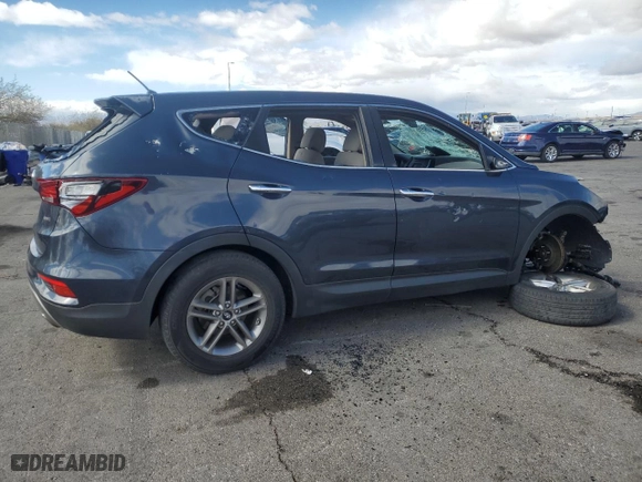 2018 Hyundai Santa Fe Sport 2.4L with VIN 5NMZT3LB9JH053150, listed as a Copart auction lot 48077365 with 73,329 mi miles and Salvage Title. Bid and sale history available at carsss.com. Image 3.