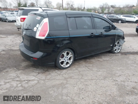 2010 Mazda 5 Sport with VIN JM1CR2WL8A0370971, listed as a IAAI auction lot 41950892 with 161,401 mi miles. Bid and sale history available at carsss.com. Image 4.