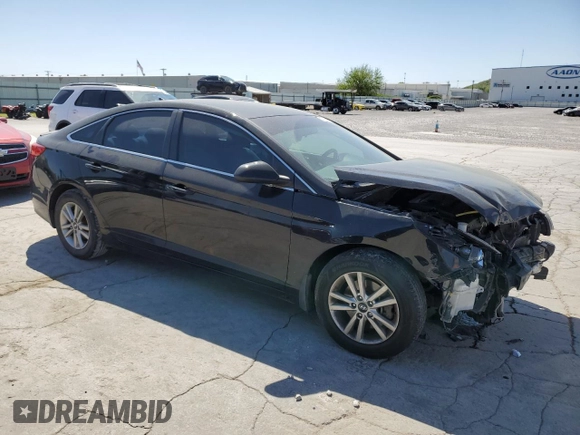 2017 Hyundai Sonata 2.4L with VIN 5NPE24AF0HH595084, listed as a Copart auction lot 52703015 with 178,367 mi miles and Salvage Title. Bid and sale history available at carsss.com. Image 4.