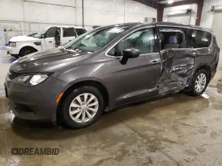 2017 Chrysler Pacifica Touring with VIN 2C4RC1DG0HR522706, listed as a Copart auction lot 45106645 with 144,351 mi miles and Salvage Title. Bid and sale history available at DreamBid. Image 1.