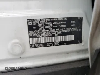 2020 Toyota RAV4 Hybrid Limited with VIN 2T3DWRFV1LW071666, listed as a Copart auction lot 50371885 with 105,854 mi miles and Clean Title. Bid and sale history available at carsss.com. Image 13.