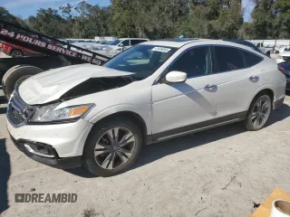 2014 Honda Crosstour EX-L with VIN 5J6TF1H54EL000603, listed as a Copart auction lot 41526955 with 100,562 mi miles and Salvage Title. Bid and sale history available at carsss.com. Image 1.