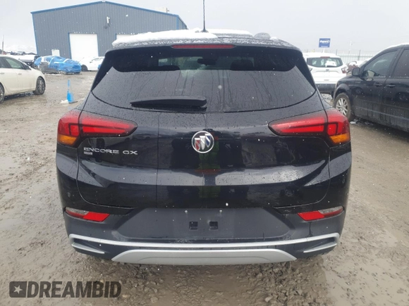 2021 Buick Encore GX Select with VIN KL4MMESL0MB153797, listed as a Copart auction lot 49179905 with 62,498 mi miles and Salvage title. Bid and sale history available at DreamBid. Image 6.