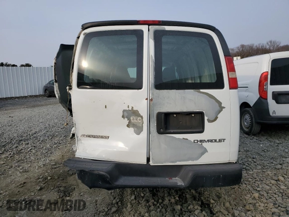 2003 Chevrolet Express Cargo with VIN 1GCFG25T331166595, listed as a Copart auction lot 88467555 with 46,303 mi miles and Salvage Title. Bid and sale history available at DreamBid. Image 6.