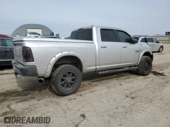 2011 Ram 2500 SLT with VIN 3D7UT2CL5BG593286, listed as a Copart auction lot 45127025 with 209,070 mi miles and Salvage title. Bid and sale history available at DreamBid. Image 3.